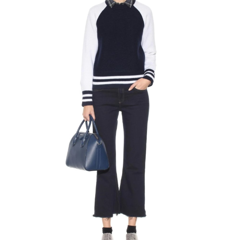 Lyst Rag & Bone Denim 10 Inch Crop Flare Jeans in NavyBlue Size-27